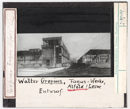 Vorschaubild Alfeld a der Leine: Fagus-Fabrik, Architekt: Walter Gropius, Entwurf 